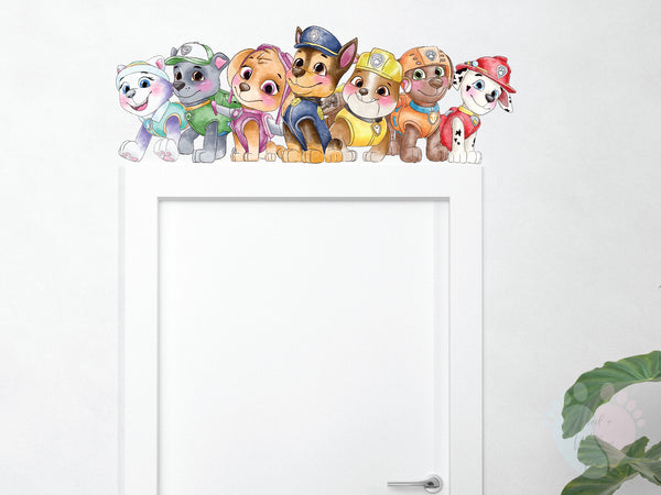 Custom Above Door Character Decal