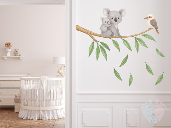 Koala and Baby Nursery Wall Decals