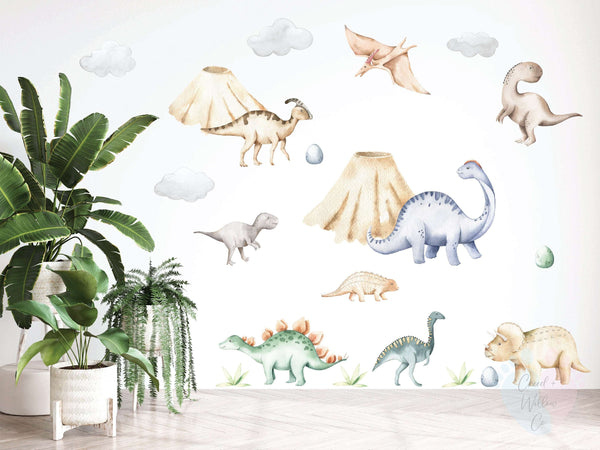 Dinosaur Wall Decals In Large Sizes For Home Decor