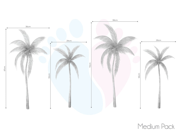 Palm Tree Wall Stickers Creating a Tropical Oasis With Removable Palm Decals